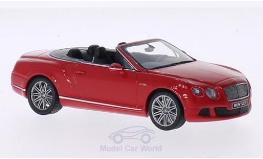 Modelauto Bentley Continental GTC Speed rood 2012 1/43 Minichamps
