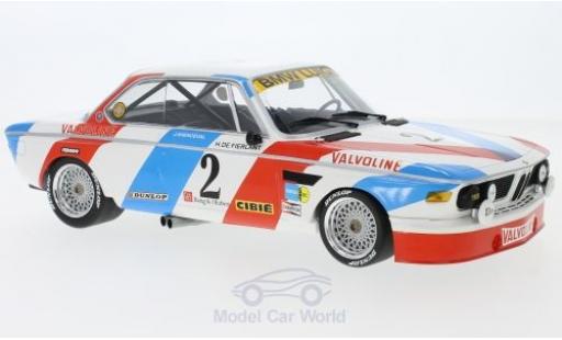 Modelauto Bmw 3.0 CSL No.2 Luigi Racing 24h Spa 1975 H.de Fierlant/J.Xhenceval 1/18 Minichamps