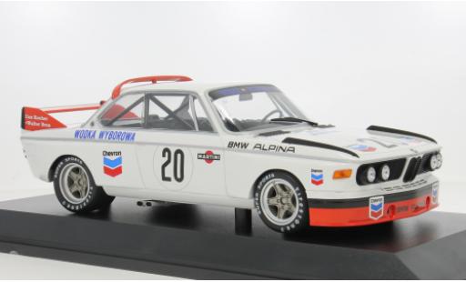 Modelauto Bmw 3.0 CSL No.20 Alpina 24h Spa 1973 1/18 Minichamps