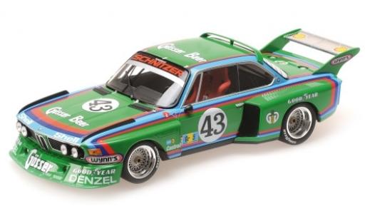 Modelauto Bmw 3.5 course CSL No.43 -Schnitzer G&Atilde;&para;sser Beer 24h Le Mans 1976 D.Quester/A.Krebs/A.Peltier 1/18 Minichamps