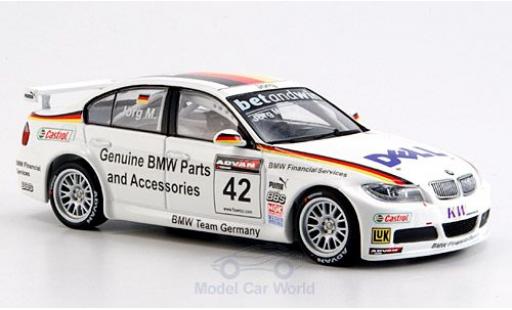 Modelauto Bmw 320 WTCC Si No.42 2006 J.M&Atilde;&frac14;ller 1/43 Minichamps
