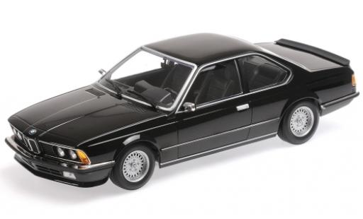Modelauto Bmw 635 CSi metallic zwart 1982 1/18 Minichamps