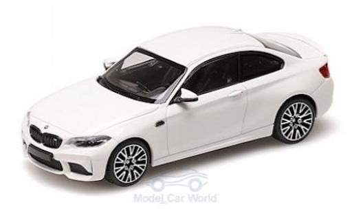 Modelauto Bmw M2 Competition wit 2019 1/43 Minichamps