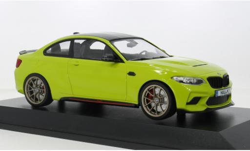 Modelauto Bmw M2 CS groen 2020 1/18 Minichamps