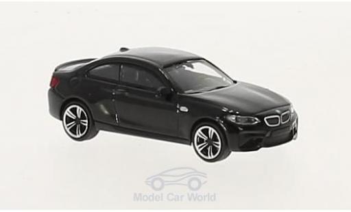 Modelauto Bmw M2 coupe zwart 2016 1/87 Minichamps