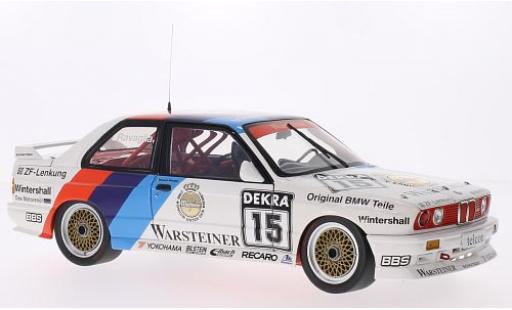 Modelauto Bmw M3 dtm (E30) No.15 Team Schnitzer Warsteiner 1989 R.Ravaglia 1/18 Minichamps