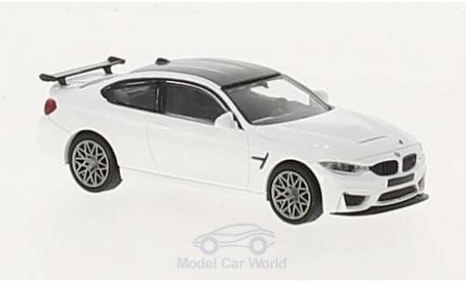 Modelauto Bmw M4 GTS wit 2016 met grijsen Felgen 1/87 Minichamps