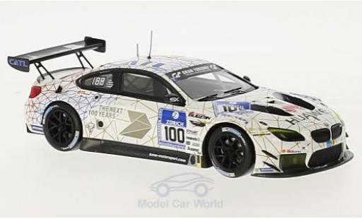 Modelauto Bmw M6 GT3 No.100 Schubert Motorsport 24h N&Atilde;&frac14;rburgring 2016 J.M.Edwards/J.Klingmann/L.Luhr/M.Tomczyk 1/43 Minichamps