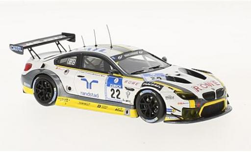 Modelauto Bmw M6 GT3 No.22 Rowe Racing 24h N&Atilde;&frac14;rburgring 2016 1/43 Minichamps