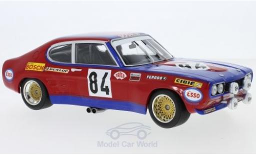 Modelauto Ford Capri RS 2600 MK I No.84 Shark Team 24h Le Mans 1972 J.C.Guerie/J.P.Roodt 1/18 Minichamps