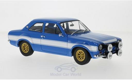 Modelauto Ford Escort RS 1600 I RS1600 FAV blauw/wit 1970 1/18 Minichamps
