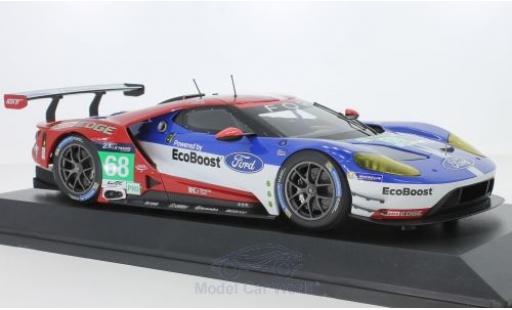 Modelauto Ford GT GTE No.68 Chip Ganassi Racing USA 24h Le Mans 2016 J.Hand/D.M&Atilde;&frac14;ller/S.Bourdais 1/18 Minichamps