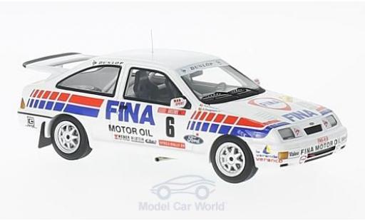 Modelauto Ford Sierra Cosworth RS No.6 RAS Sport Fina Rally Ypres 1989 R.Droogmans/R.Joosten 1/43 Minichamps
