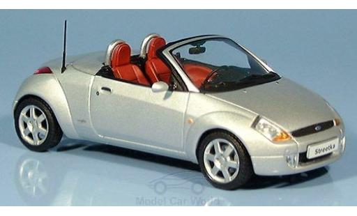 Modelauto Ford Street Ka Cabriolet StreetKa grijs 2003 1/43 Minichamps