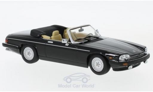 Modelauto Jaguar XJ 1980 -S Cabriolet zwart 1/43 Minichamps