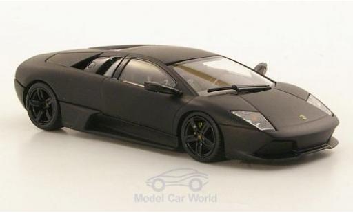 Modelauto Lamborghini Murcielago LP640 mat-zwart 2008 Linea Opaca 1/43 Minichamps