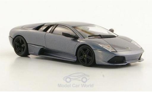 Modelauto Lamborghini Murcielago LP640 metallic grijs 2006 1/43 Minichamps