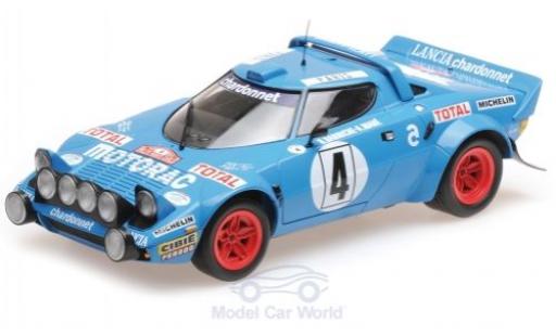 Modelauto Lancia Stratos HF No.4 Chardonnet Motorac Rally WM Rally Monte Carlo 1979 B.Darniche/A.Mahe 1/18 Minichamps