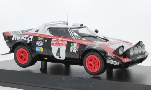 Modelauto Lancia Stratos HF No.4 Pirelli Pirelli Rally WM Rally San Remo 1978 M.Alen/I.Kivimaki 1/18 Minichamps