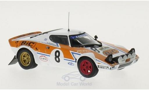 Modelauto Lancia Stratos HF No.8 BIC Rally WM Rally Griechenland 1978 T.Livieratos/M.Manolis 1/43 Minichamps