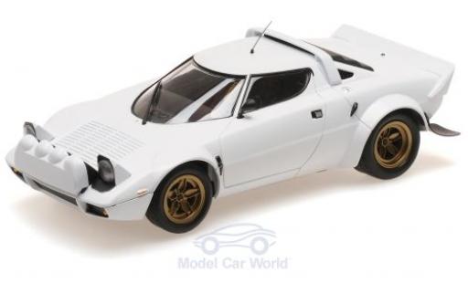 Modelauto Lancia Stratos Base wit 1974 1/18 Minichamps