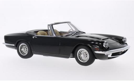 Modelauto Maserati Mistral Spyder zwart 1964 1/18 Minichamps