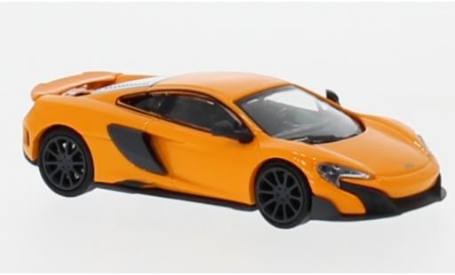 Modelauto McLaren 675 Base LT oranje 1/87 Minichamps