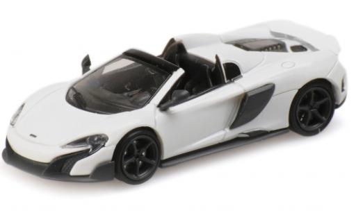 Modelauto McLaren 675 Spider LT wit 2016 1/87 Minichamps