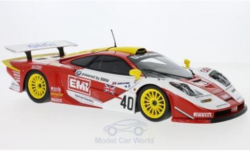 Modelauto McLaren F1 GTR GTR No.40 Gulf Team Davidoff EMI 24h Le Mans S.O Rourke/T.Sugden/B.Auberlen 1/18 Minichamps