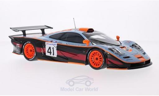 Modelauto McLaren F1 GTR GTR No.41 Team Davidoff Gulf 24h Le Mans 1997 P-H.Raphanel/J.M.Gounon/A.Olofsson 1/18 Minichamps