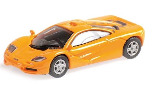 Modelauto McLaren F1 Road Car Roadcar oranje 1994 1/87 Minichamps