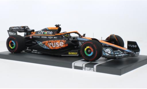 Modelauto McLaren F1 MCL36 No.28 Team formule 1 Test Abu Dhabi 2022 1/18 Minichamps
