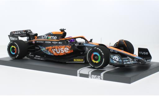 Modelauto McLaren F1 MCL36 No.3 Team formule 1 GP Abu Dhabi 2022 1/18 Minichamps