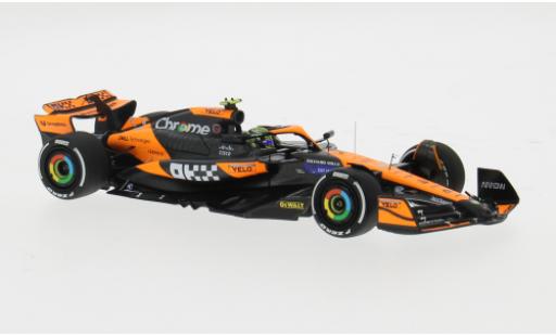 Modelauto McLaren F1 Base MCL38 No.4 Team formule 1 GP Miami 2024 1/43 Minichamps