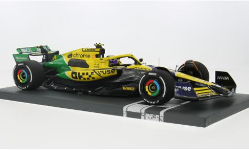 Modelauto McLaren F1 Base MCL38 No.4 Team formule 1 GP Monaco 2024 1/18 Minichamps