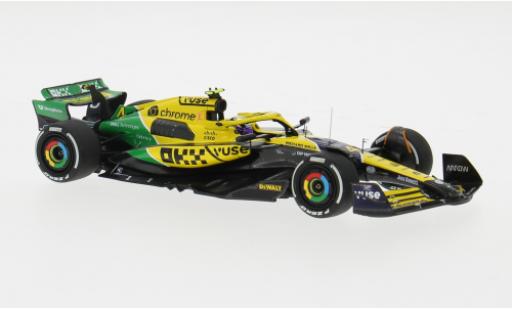 Modelauto McLaren F1 Base MCL38 No.4 Team formule 1 GP Monaco 2024 1/43 Minichamps