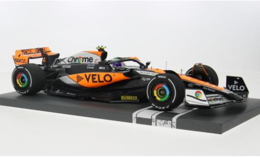 Modelauto McLaren F1 MCL60 No.4 Team formule 1 GP Gro&Atilde;�britannien 2023 1/18 Minichamps