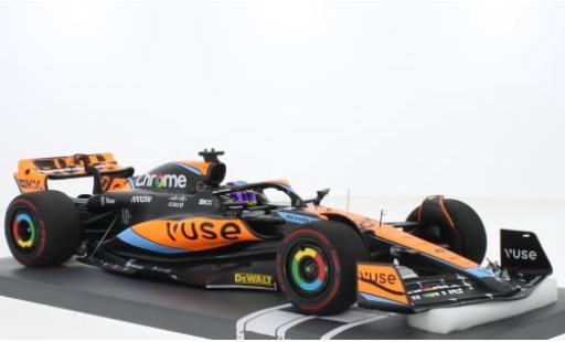 Modelauto McLaren F1 MCL60 No.81 Team formule 1 2023 1/18 Minichamps