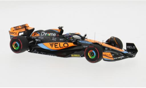 Modelauto McLaren F1 MCL60 No.81 Team formule 1 GP Qatar 2023 1/43 Minichamps