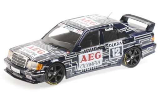 Modelauto Mercedes 190 DTM E 2.5-16 EVO 1 No.12 Team Snobeck- AEG Olympia 1989 A.Cudini 1/18 Minichamps