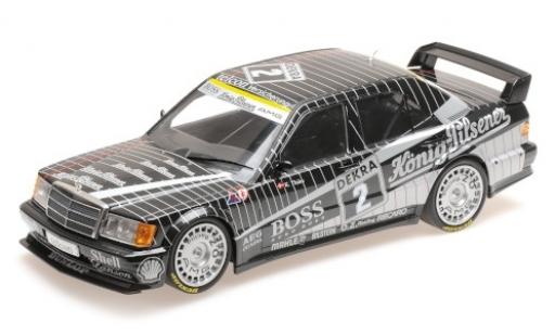 Modelauto Mercedes 190 DTM E 2.5-16 Evo 1 No.2 AMG Boss / K&Atilde;&para;nig-Pilsener 1989 K.Thiim 1/18 Minichamps