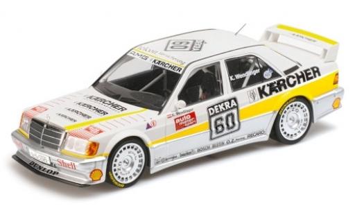 Modelauto Mercedes 190 DTM E 2.5-16 EVO 1 No.60 Team AMG- K&Atilde;&curren;rcher 1989 K.Wendlinger 1/18 Minichamps