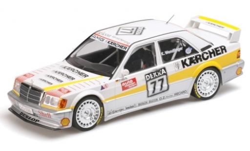 Modelauto Mercedes 190 DTM E 2.5-16 EVO 1 No.77 Team AMG- K&Atilde;&curren;rcher 1989 F.Kreuzpointner 1/18 Minichamps