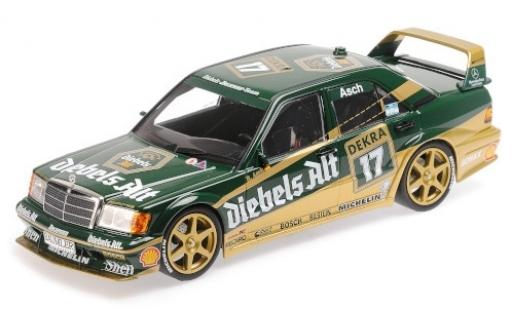 Modelauto Mercedes 190 DTM E 2.5-16 Evo 2 No.17 Team Zakspeed Diebels Alt 1992 R.Asch 1/18 Minichamps