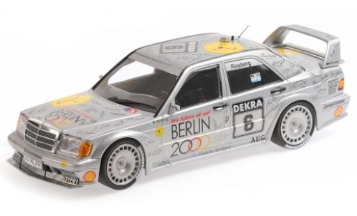 Modelauto Mercedes 190 DTM E 2.5-16 EVO 2 No.6 Team AMG- Berlin 2000 1992 K.Rosberg 1/18 Minichamps
