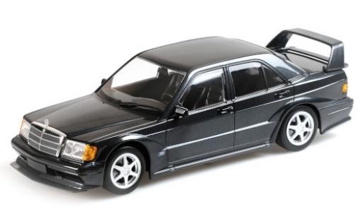 Modelauto Mercedes 190 Evo E 2.5-16 Evo2 metallic zwart 1990 1/18 Minichamps