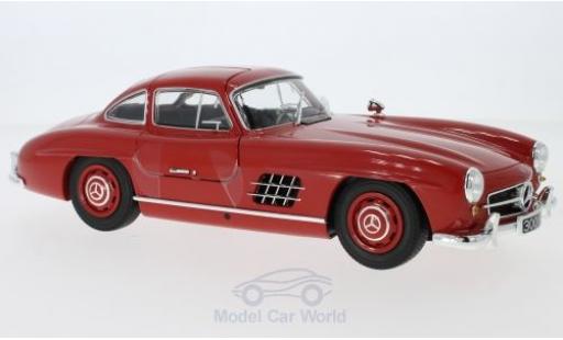 Modelauto Mercedes 300 Base (W198) rood 1955 1/18 Minichamps