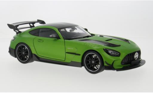 Modelauto Mercedes AMG GT Black Series mat-groen 2021 1/18 Minichamps