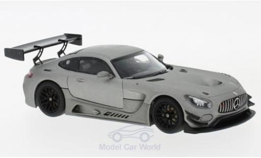 Modelauto Mercedes AMG GT GT3 3 mat-grijs 2017 Plain Body Version 1/43 Minichamps