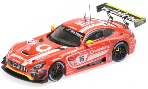 Modelauto Mercedes AMG GT GT3 3 No.16 GetSpeed Performance Vodafone 24h N&Atilde;&frac14;rburgring 2019 R.van le Zande/T.Vautier/J.Seyffarth/K.Heyer 1/43 Minichamps